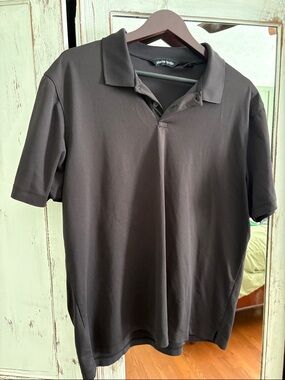 Pierre Cardin Men's Black Short-Sleeve Polo Shirt